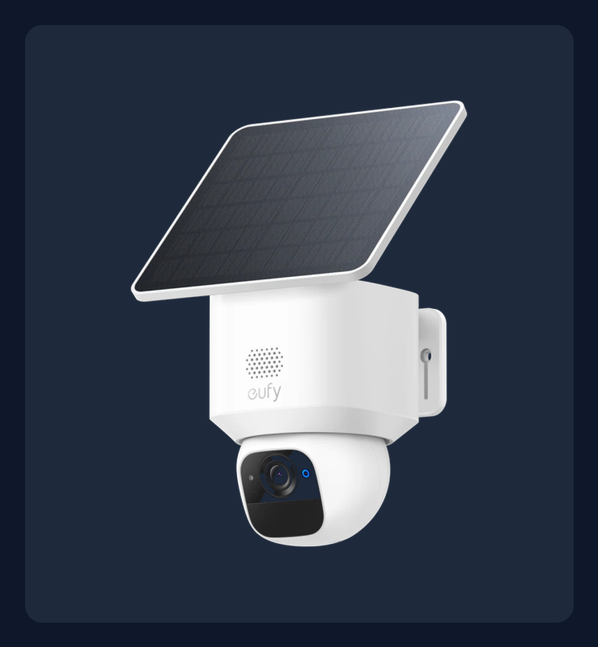 Eufy solar security camera used by Seaside Security